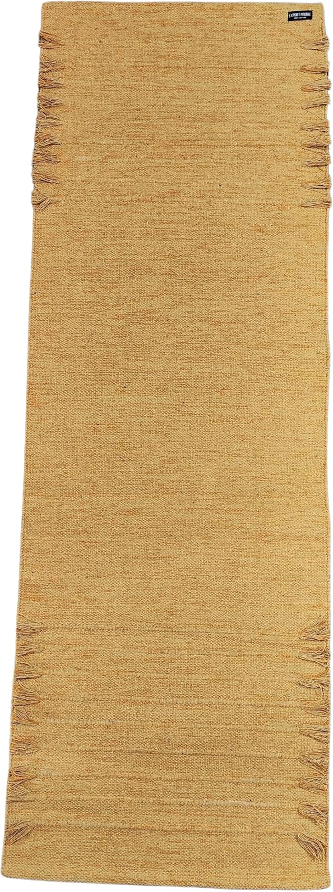 Indian Handmade100 % Organic Anti Skid Multi Colour Cotton Yoga Mat - Eco-Friendly Hand-Woven Rug - Non-Slip & Thick (24”x72”x5mm) for Hot yoga & Everyday Fitness at Home - Comfortable & Foldable Extra-Long Mat