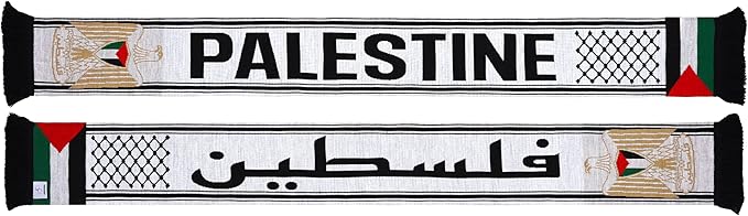Euroscarves Palestine Soccer Knit Scarf