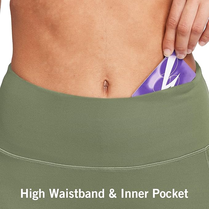 baleaf Women's 8"/ 5"/ 3" Biker Shorts High Waist Yoga Workout Gym Running Volleyball Spandex Shorts with Pockets