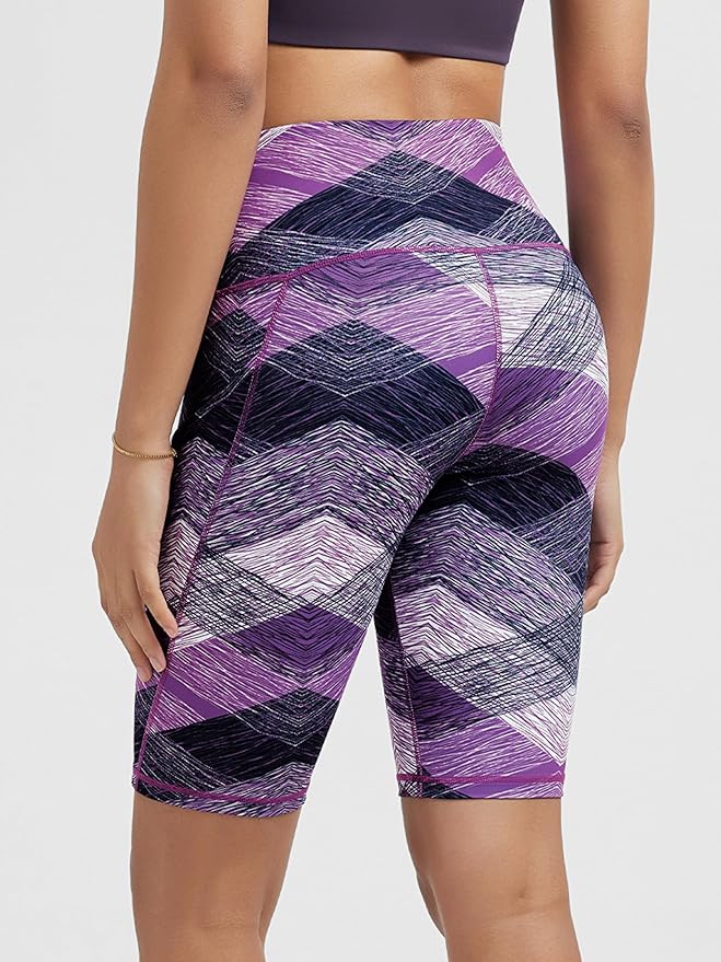 ODODOS Women's Tummy Control Biker Shorts 2.0 with Pockets High Waist Athletic Workout Yoga Shorts-3.5''/ 5"/ 8" / 10" Inseam