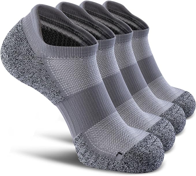 No Show Sports Compression Socks for Men and Women Circulation 4/8 Pack