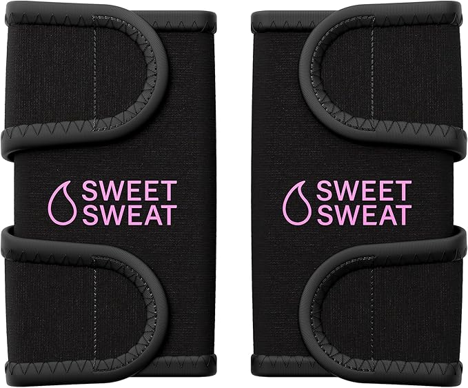 Sports Research Sweet Sweat Waist Trimmer (Core Series) - Premium Sweat Enhancing Fitness Band for Women & Men