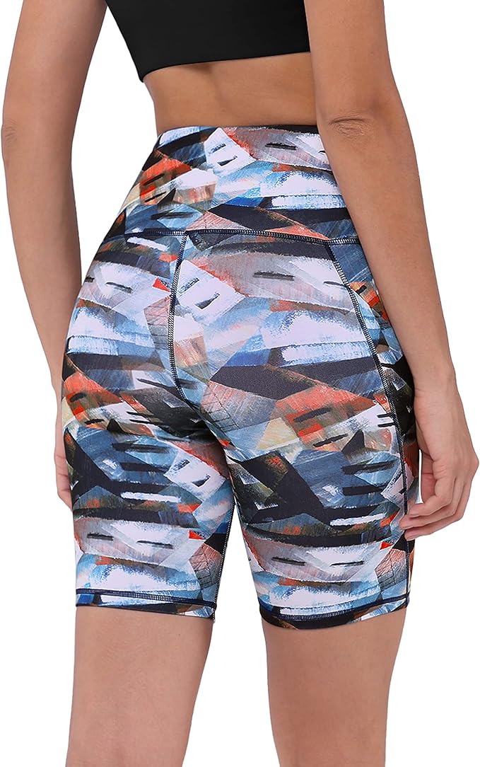 ODODOS Women's Tummy Control Biker Shorts 2.0 with Pockets High Waist Athletic Workout Yoga Shorts-3.5''/ 5"/ 8" / 10" Inseam