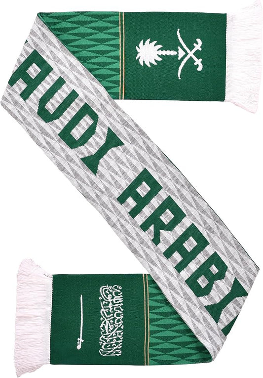 Euroscarves Saudi Arabia Soccer Knit Scarf