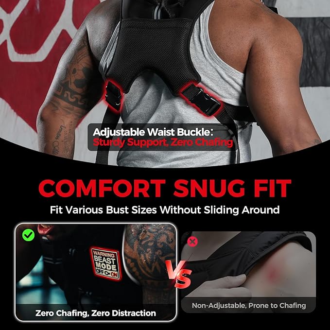 MIKOLO Weighted Vest, 8lb/12lb/16lb Weight Vest for Women & Men, Weight Vest with Reflective Stripe for Walking, Running, Strength Training & Workout(8lb)