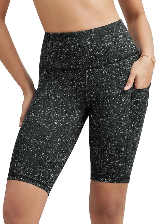 ODODOS Women's Tummy Control Biker Shorts 2.0 with Pockets High Waist Athletic Workout Yoga Shorts-3.5''/ 5"/ 8" / 10" Inseam
