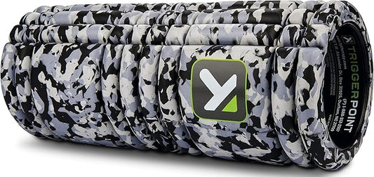 TriggerPoint Grid 1.0 Foam Roller - 13" Multi-Density Massage Roller for Deep Tissue & Muscle Recovery - Relieves Tight, Sore Muscles & Kinks, Improves Mobility & Circulation - Targets Key Body Parts