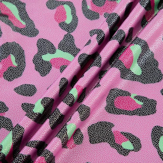 Leotards for Girls Gymnastics Toddler Dance Biketards Mermaid Unicorn Athletic Dance Wear Shiny Rainbow Blue Hotpink