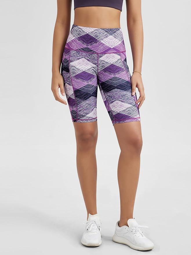 ODODOS Women's Tummy Control Biker Shorts 2.0 with Pockets High Waist Athletic Workout Yoga Shorts-3.5''/ 5"/ 8" / 10" Inseam