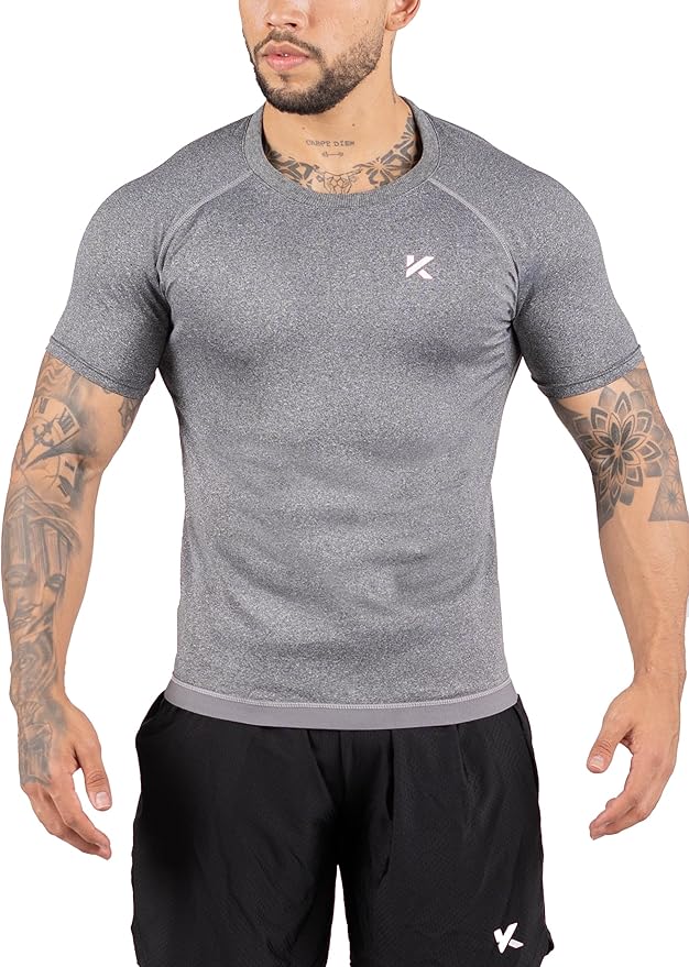 Kewlioo Sauna Shirt for Men - Heat Trapping Sweat Vest, Sauna Suit For Men, Compression Workout Sweat Suit for Gym, Workouts