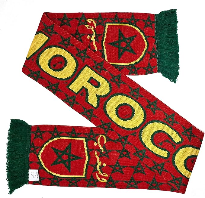 Euroscarves Morocco Soccer Knit Scarf