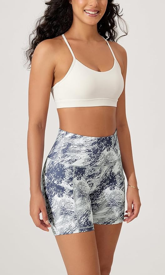 ODODOS Women's Tummy Control Biker Shorts 2.0 with Pockets High Waist Athletic Workout Yoga Shorts-3.5''/ 5"/ 8" / 10" Inseam