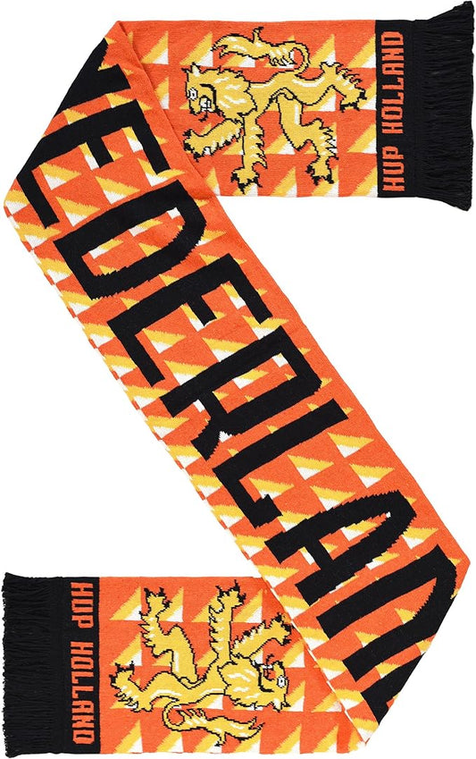 Euroscarves Netherlands Holland Recycled Cotton Soccer Knit Scarf