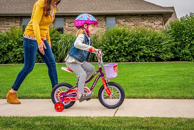 Schwinn Elm and Koen Bike or Balance Bike, 12-18 Inch Bike for Kids Ages 2-13, Black, Blue, Red, Teal, Pink or Purple, SmartStart Ergonomic Design, Adjustable Seat Grows with Child, Training Bicycle