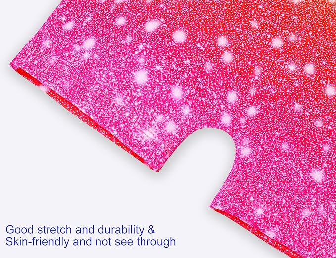 Domusgo Gymnastics Leotards for Girls Sparkly One-Piece Pro Kids Unitard Biketards with Shorts
