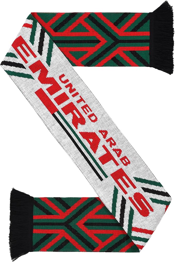 Euroscarves United Arab Emirates UAE Soccer Knit Scarf