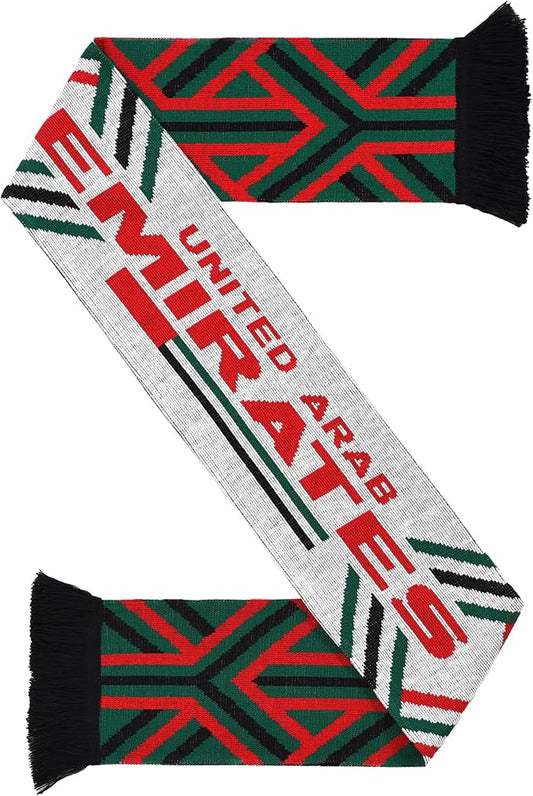 Euroscarves United Arab Emirates UAE Soccer Knit Scarf