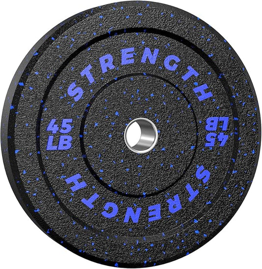 XDDIAS 2-Inch Bumper Plates, Barbell Rubber Olympic Weight Plates Set for Home Gym Strength Training, 20-260lbs, Multiple Options