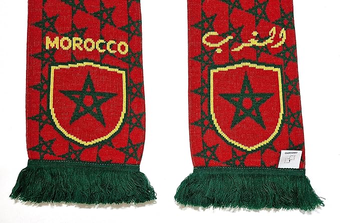 Euroscarves Morocco Soccer Knit Scarf