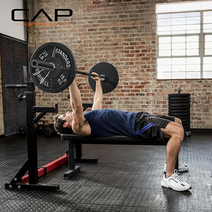 CAP Barbell 2-Inch Olympic Barbell Bars | 5 ft, 6 ft, & 7 ft | Multiple Options