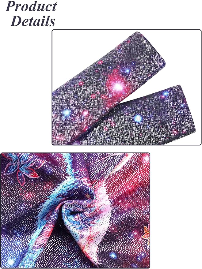 BAOHULU Leotards for Girls Gymnastics Long Sleeve Embroidery Shiny Black Diamond Dance Clothes