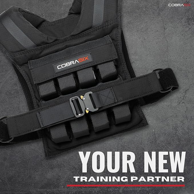 Weighted Vest for Men | Adjustable Weight Vest with Removable Iron Weights | Heavy Duty Workout Vests for Walking, Running, CrossFit, Strength Training, Rucking & Calisthenics | 35lbs & 44lbs