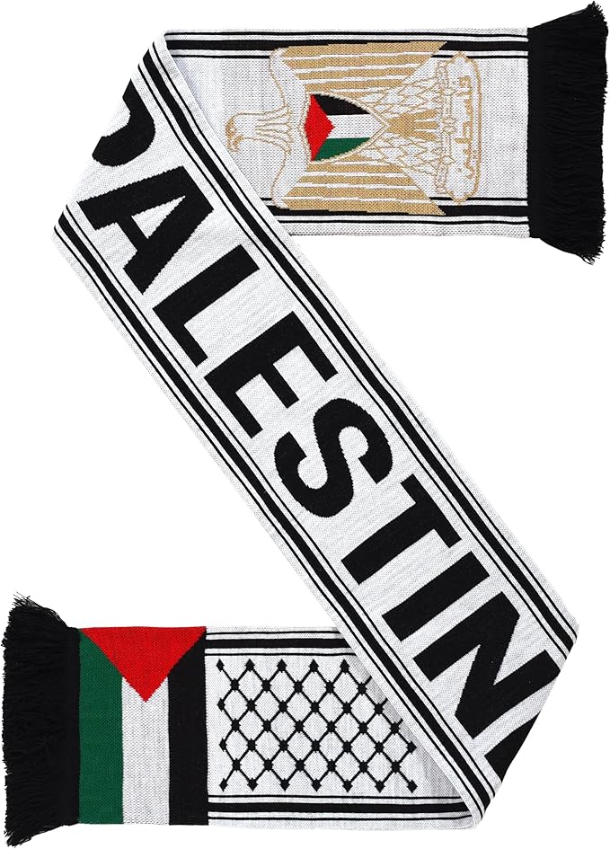 Euroscarves Palestine Soccer Knit Scarf