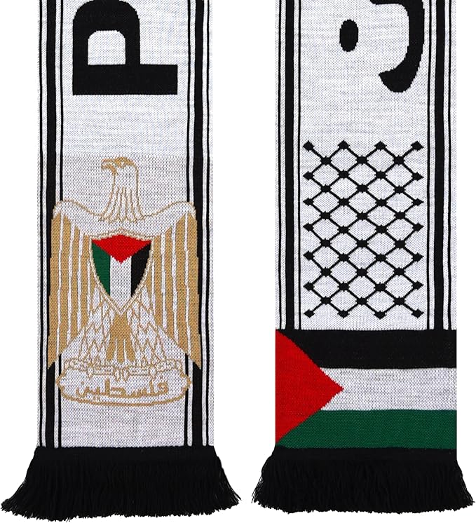 Euroscarves Palestine Soccer Knit Scarf