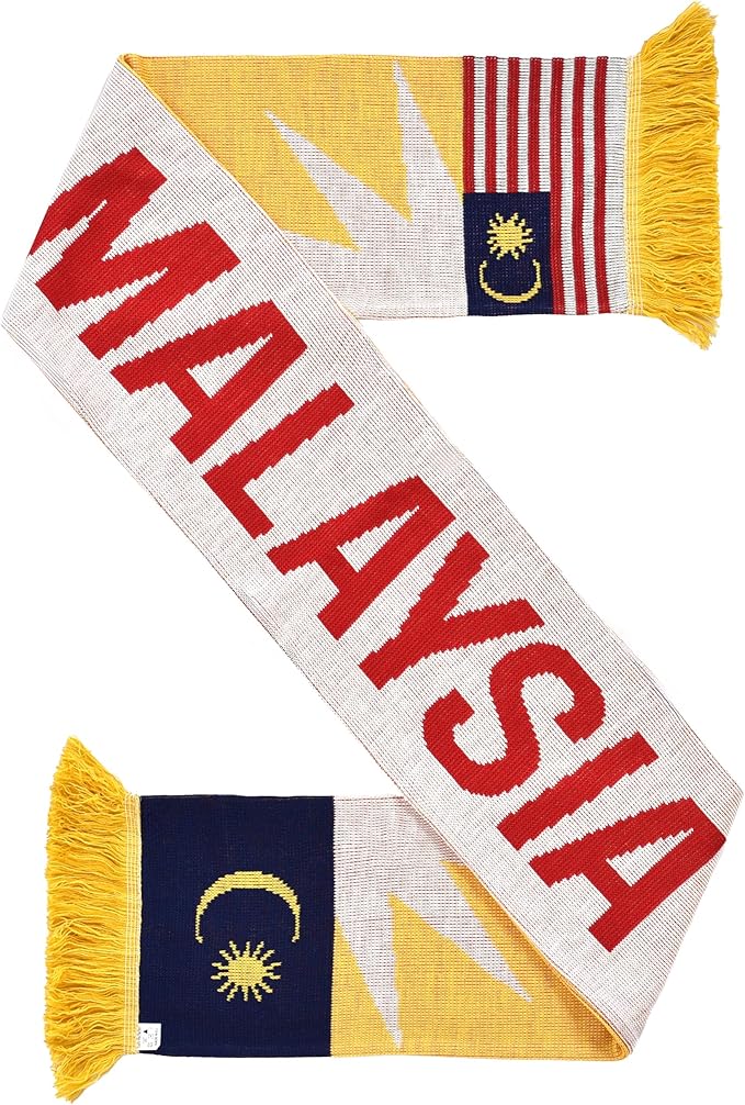 Euroscarves Malaysia Soccer Knit Scarf