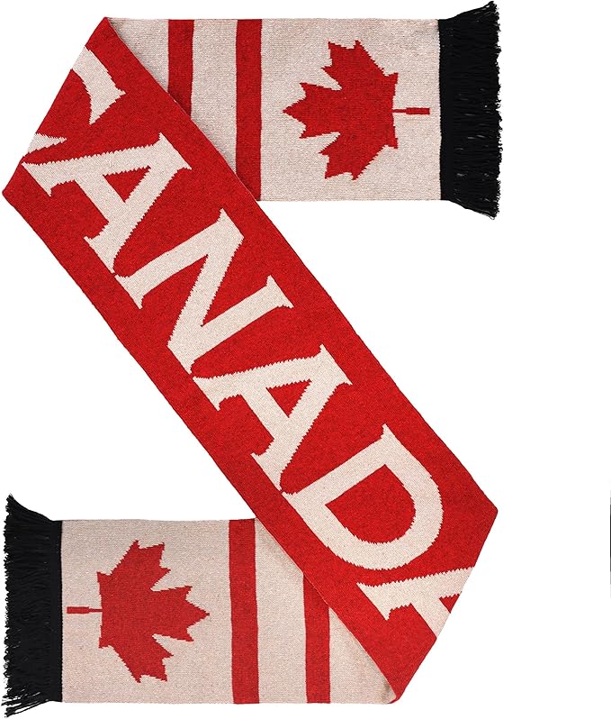 Euroscarves Canada Recycled Cotton Soccer Knit Scarf