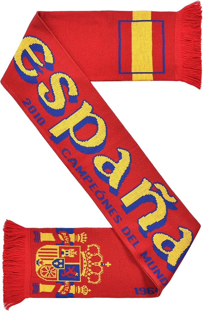 Euroscarves Spain Espana Soccer Knit Scarf
