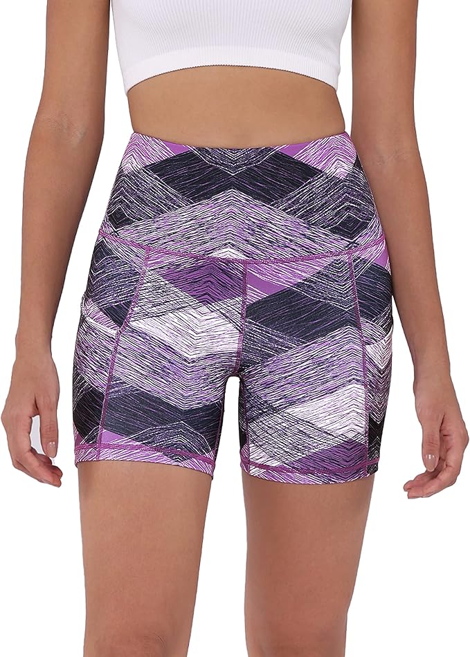 ODODOS Women's Tummy Control Biker Shorts 2.0 with Pockets High Waist Athletic Workout Yoga Shorts-3.5''/ 5"/ 8" / 10" Inseam