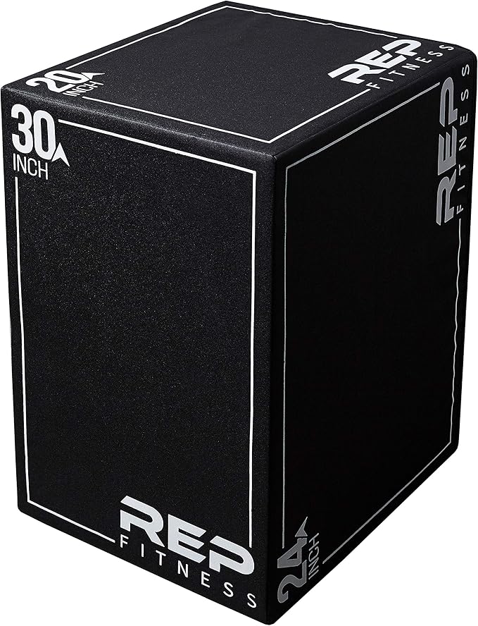 REP Soft Plyo Box | 3-in-1 Foam Jump Box | 3 Size Options 16", 20", 24" | Plyometric Training Platform | Home Gym Equipment | Non-Slip Step Block | Adjustable Workout Box | CrossFit Jump Tool