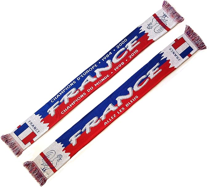 France Champions Du Monde Soccer Knit Scarf