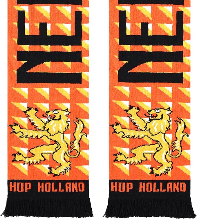 Euroscarves Netherlands Holland Recycled Cotton Soccer Knit Scarf