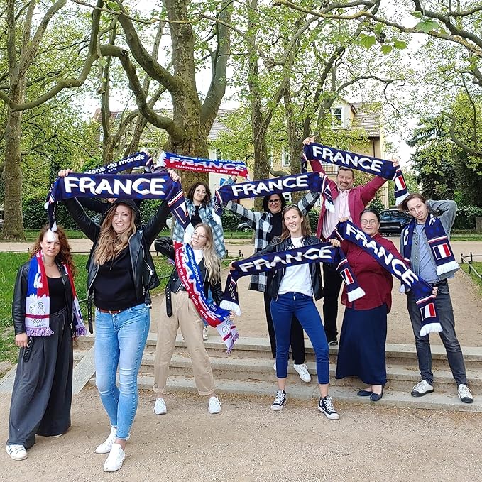 France Champions Du Monde Soccer Knit Scarf